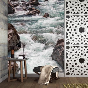 3D Agua Y Tiempo Relajado L1497 Papel Pintado Extraíble Papel Pintado Autoadhesivo Extra Grande Peel & Stick Papel Tapiz Papel Pintado Mural AJ FONDOS DE PANTALLA