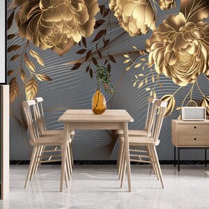 3D Romantische Pfingstrose L1140 Ablösbare Tapete selbstklebende Tapete Extra große Peel & Stick Wallpaper Tapete Wandbild AJ HINTERGRUNDBILDER
