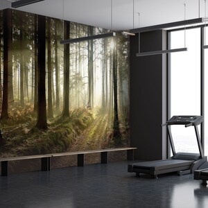 3D Forest World L107 abnehmbare Tapete selbstklebende Tapete extra groß Peel & Stick Tapete Wandbild AJ WALLPAPERS
