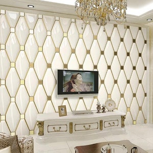 3D Interlace Lattice D106 Fonds d'écran amovible Auto-adhésif Fonds d'écran Extra Large Peel - Stick Wallpaper Wallpaper Mural AJ WALLPAPER Wallpaper AJ WALLPAPER Wallpaper AJ WALLPAPER