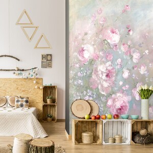 3D Flower Wish A030 Papel pintado extraíble Papel pintado autoadhesivo Big Peel & Stick Wallpaper Wallpaper Mural Debi Coules