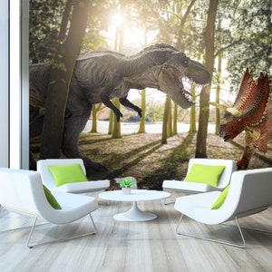 3D Jesus Christ Dinosaurier A132 abnehmbare Tapete selbstklebende Tapete Extra große Peel & Stick Wallpaper Wallpaper Wandbild AJ WALLPAPERS