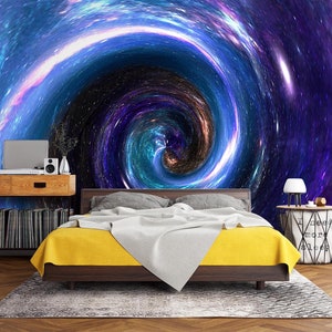 3D Galaxy Vortex L2744 Papel pintado removible Papel pintado autoadhesivo Papel pintado extra grande Peel & Stick Papel pintado Mural AJ WALLPAPERS