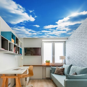 3D Goed Weer CA3243 Plafond Behang Verwijderbare Zelfklevende Behang Grote Peel & Stick Behang Muurschildering AJ WALLPAPERS