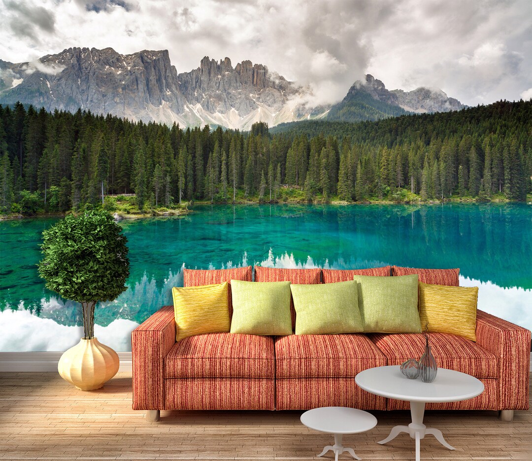 3D Calm Nature Lake R5266 Removable Wallpaper Self Adhesive Wallpaper ...
