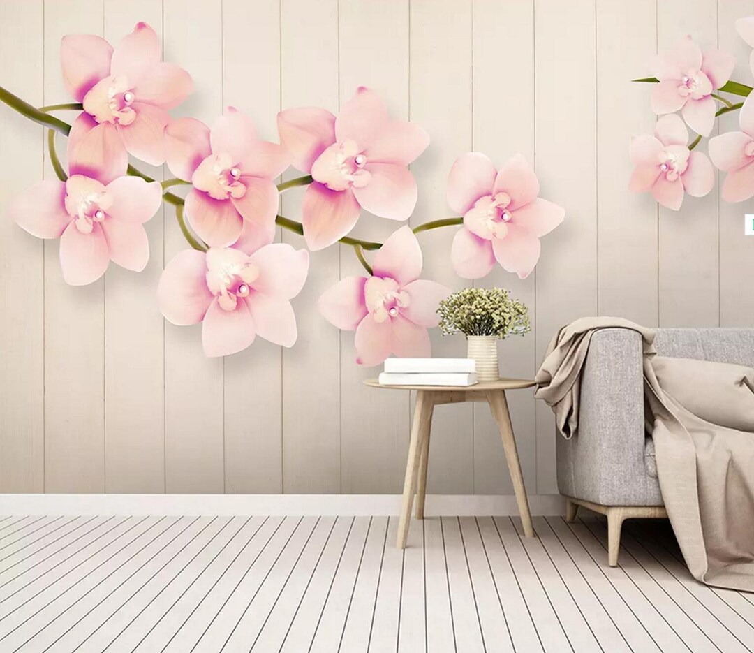 3D Flower Blossom A557 Removable Wallpaper Self Adhesive - Etsy