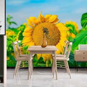 3D Mignon Tournesol L1617 Papier peint amovible Papier peint auto-adhésif Extra Large Peel & Stick Wallpaper Wallpaper Mural AJ WALLPAPERS