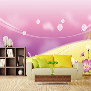 3D Cute Little Bubbles R11480 Removable Wallpaper Self Adhesive Wallpaper Extra Large Peel & Stick Wallpaper Wallpaper Mural AJ WALLPAPERS
