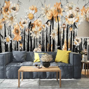 3D Charming Flowers L2656 Papel de parede removível Autoadesivo Papel de parede extra grande Peel & Stick Papel de parede Mural AJ PAPÉIS DE PAREDE
