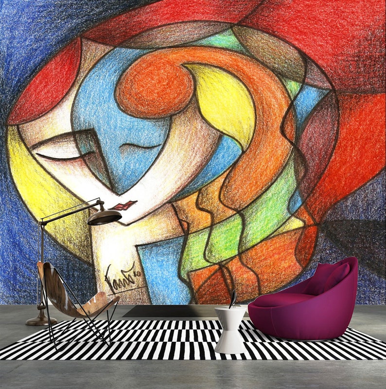 3D Abstract E174 Removable Wallpaper Self Adhesive Wallpaper Etsy