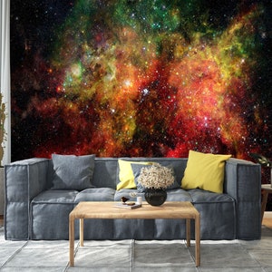 3D Universum Galaxy L1859 Abnehmbare Tapete Selbstklebende Tapete Extra Großes Wandbild zum Abziehen und Aufkleben AJ WALLPAPERS