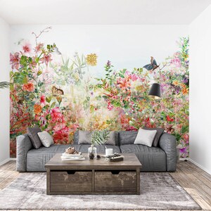 3D Charming Garden L1254 Papier peint amovible Papier peint auto-adhésif Extra Large Peel & Stick Wallpaper Wallpaper Mural AJ WALLPAPERS
