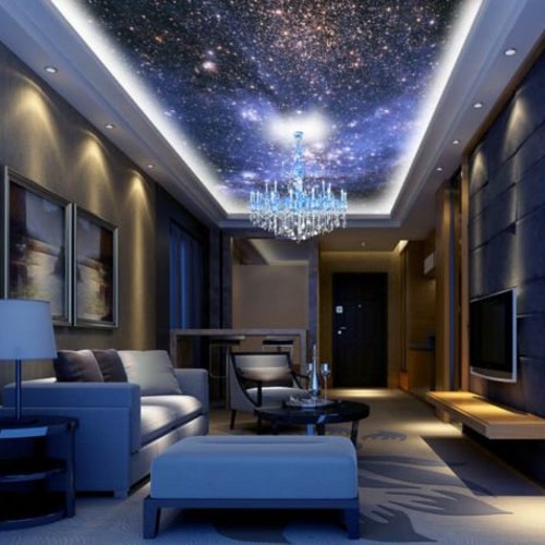 3D Maple Tree CA370 Ceiling Wallpaper Removable Self Adhesive Etsy