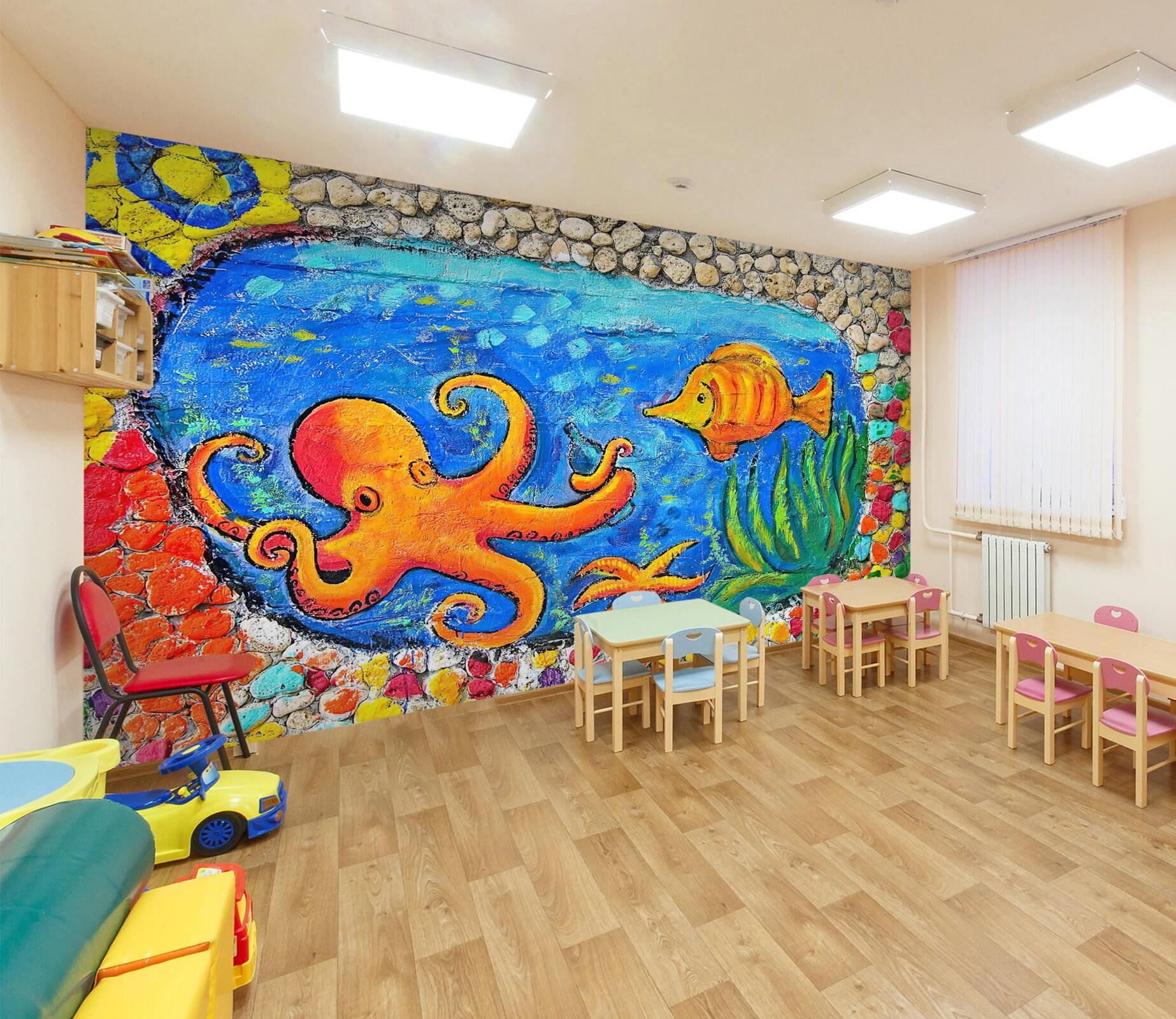 3D Cartoon Octopus L1605 Removable Wallpaper Self Adhesive - Etsy Hong Kong 3D Cartoon Octopus L1605 Removable Wallpaper Self Adhesive - Etsy Hong Kong