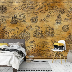 3D Uralte Nautische Schallplatten L1003 abnehmbare Tapete selbstklebende Tapete extra groß Peel & Stick Tapete Wandbild