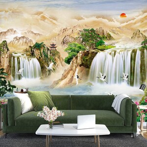 3D Classic Berge L3069 Entfernbare Tapete Selbstklebende Tapete Extragroßes Wandbild zum Abziehen und Aufkleben AJ WALLPAPERS