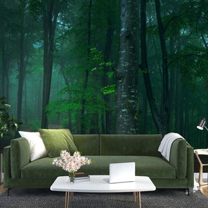 3D Feuchter Wald L1856 Ablösbare Tapete selbstklebende Tapete Extra große Peel & Stick Wallpaper Wallpaper Wandbild AJ HINTERGRUNDBILDER
