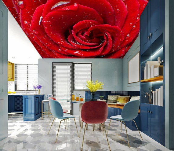 Red rose cheap 3d wallpaper