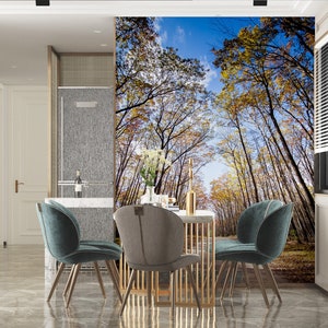 3D Cool Forest L1682 Ablösbare Tapete selbstklebende Tapete Extra große Peel & Stick Wallpaper Tapete Wandbild AJ HINTERGRUNDBILDER