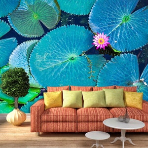 3D Little Water Lily L1780 Papel tapiz extraíble Papel tapiz autoadhesivo Extra grande Peel & Stick Papel tapiz Papel tapiz Mural AJ FONDOS DE PANTALLA