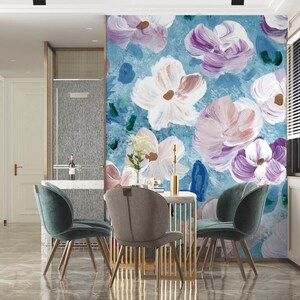 3D Linda pintura de flores L2606 Papel pintado removible Papel pintado autoadhesivo Papel pintado extra grande Peel & Stick Papel pintado Mural AJ WALLPAPERS