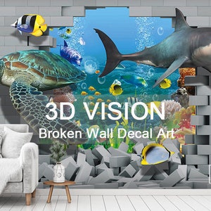 3D Peacock Feather FJF452 Removable Wallpaper Self Adhesive Wallpaper Extra Large Peel & Stick Wallpaper Wallpaper Mural AJ WALLPAPERS image 6
