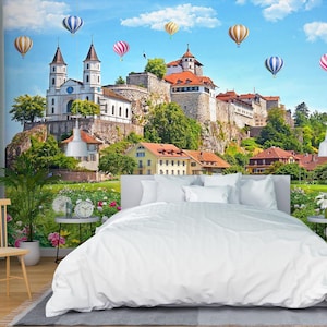 Carta da parati 3D con denti di leone primaverili L2185 Carta da parati rimovibile Carta da parati autoadesiva Carta da parati staccabile e incollata extra large Carta da parati murale AJ WALLPAPERS