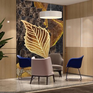 3D Hojas Delicadas L2401 Papel Pintado Removible Papel Pintado Autoadhesivo Papel Pintado Extra Grande Peel & Stick Papel Pintado Mural AJ WALLPAPERS