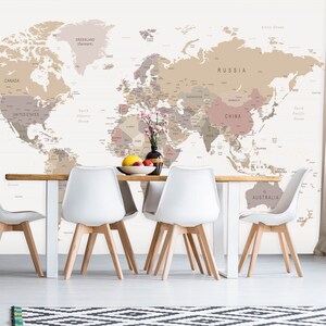 3d elegante mapa design l873 papel de parede removível auto adesivo extra grande casca & vara papel de parede mural aj papéis de parede
