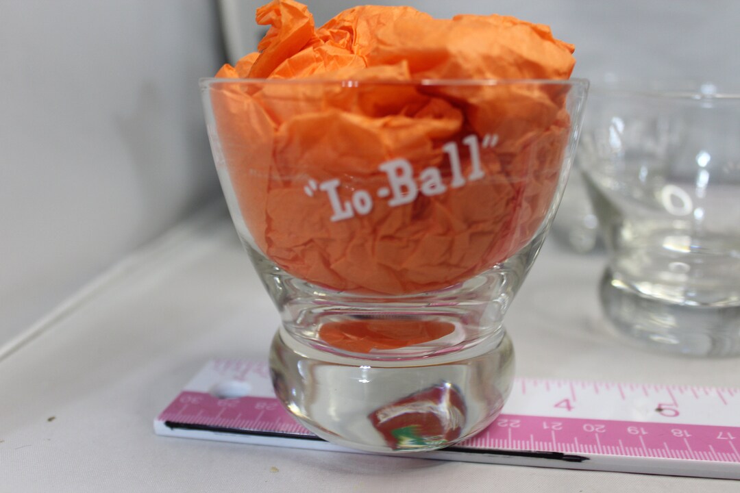 Set of 5 Vintage loball Glasses Etsy