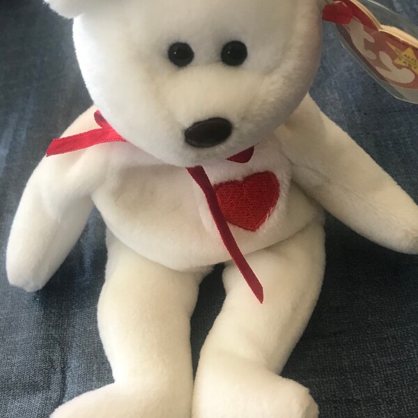 Ty Valentino Beanie Baby.  Brown nose.  Error on tag
