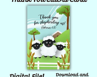 Thank You Elders Card DIGITAL FILE - Pioneer Cards - Elder Cards - JW cards