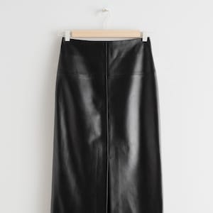Handmade Women&#39;s Lamb Skin ,Leather skirt , Leather Outfit, Leather skirt , Women&#39;s Full Leather skirt, Genuine Leather skirt Made To Order