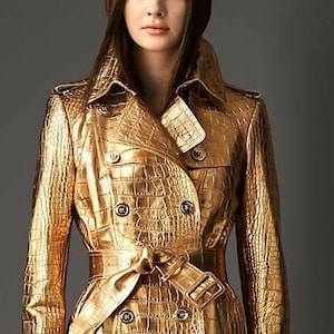 Burberry alligator wrap trench coat online