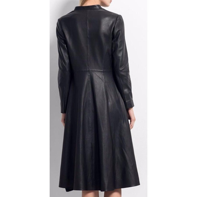 Handmade Women/'s Lamb Skin Leather Celebrity Coat Leather Outfit Women/'s Vintage Leather Dress Genuine Leather Jacket Leather Jacket