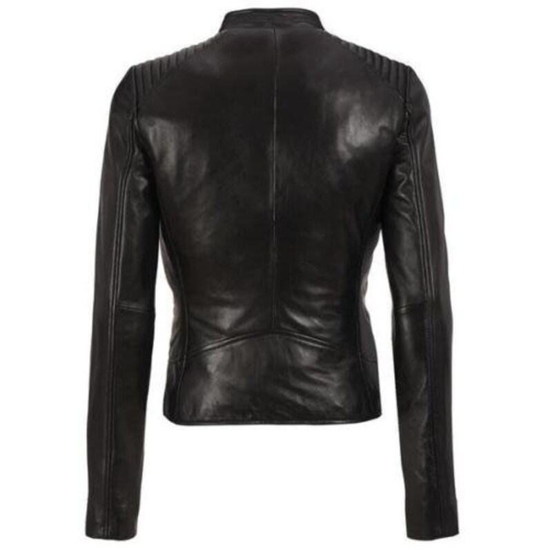 Handmade Women's Lamb Skin Leather Celebrity Jacket - Etsy