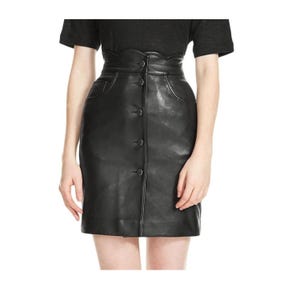 Handmade Women&#39;s Lamb Skin ,Leather skirt , Leather Outfit, Leather skirt , Women&#39;s Full Leather skirt, Genuine Leather skirt Made To Order