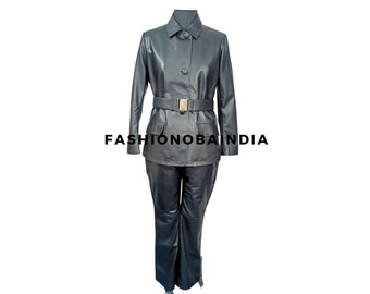 Handmade Women's Lambskin horse riding leather suit , horse riding leather suit ,Women's horse riding leather suit, Genuine Suit Leather