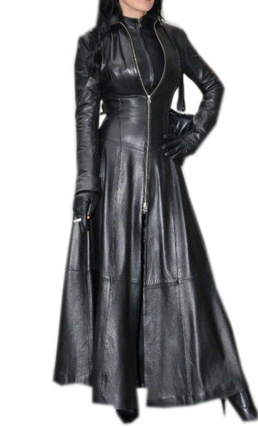 Handmade Women's Lamb Skin Leather Dress Leather Outfit - Etsy