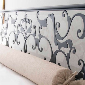 Luxury Regency Style HEADBOARD - Model OASIS | USA Cal.King 72&quot; | Elegant Iron King Headboard With Combines Modern Style | Vintage Headboard
