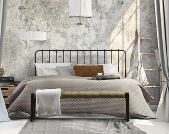 Handmade Iron HEADBOARD Boho - Bohemian style Model NOSTOS | Can be easily adapted to modern stylistic requirements