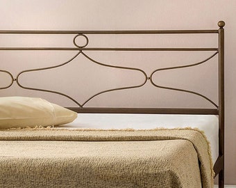 Handmade Wrought Iron Headboard – Minimalist Metal Bed Frame, Modern Bedroom Decor
