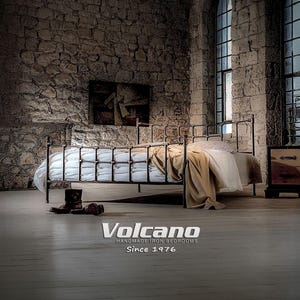 Industrial Metal Bed Frame 160x200 140x200 IRO | Wrought Iron Bed | Loft Style | Lifetime Guarantee