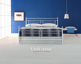 Metal Bed Frame 140x200 160x200 VERONA | Handmade Iron Bed | Industrial Style |Lifetime Guarantee