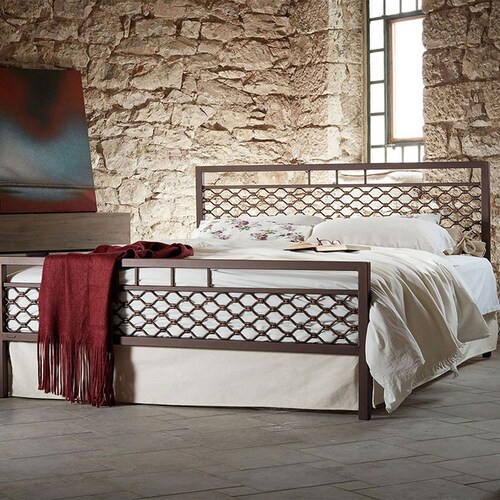 Handmade Iron Bed Frame Art Nouveau Style Model NORM Etsy
