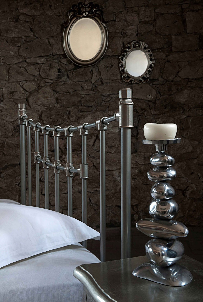 Unique Bed Industrial Style Made Of Iron Unique Model IRO | Handmade Metal Beds Frame | Iron Bed Of Blacksmith Style | Iron Double Bed Frame