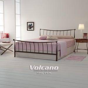 Letto in metallo 160x200 180x200 ALEXANDRA – Romantico letto in ferro battuto, King Double Classic