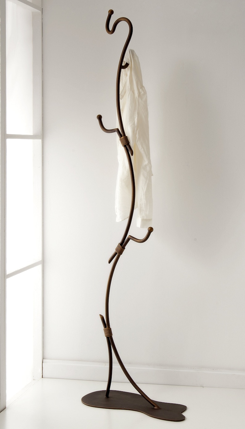 Minimal Metal Floor Hanger Floor Coat Rack Model VOLCANO Etsy