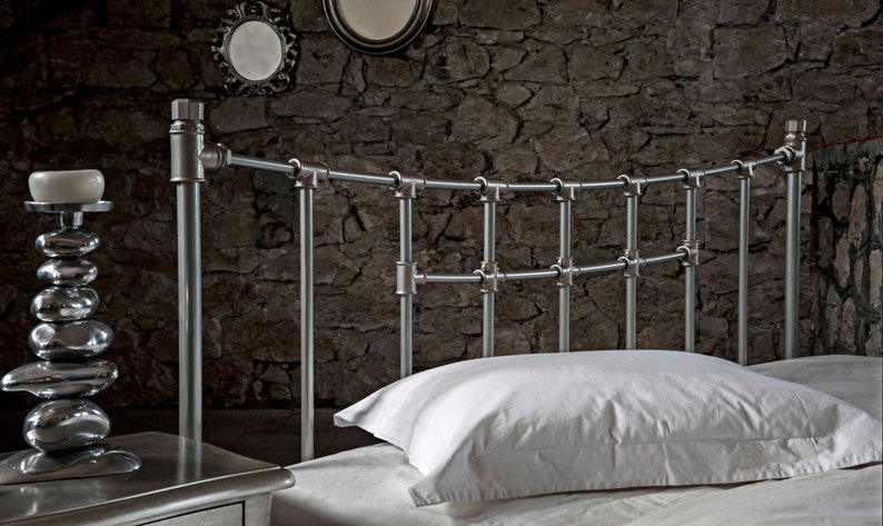 Unique Bed Industrial Style Made Of Iron Unique Model IRO | Handmade Metal Beds Frame | Iron Bed Of Blacksmith Style | Iron Double Bed Frame