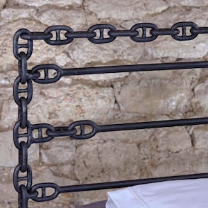 Decorative Cast Industrial ATHINA Wrought Iron Bed | ELEVATE Your Bed With Contemporary Style | Creativity Combined In An Amazing Bed